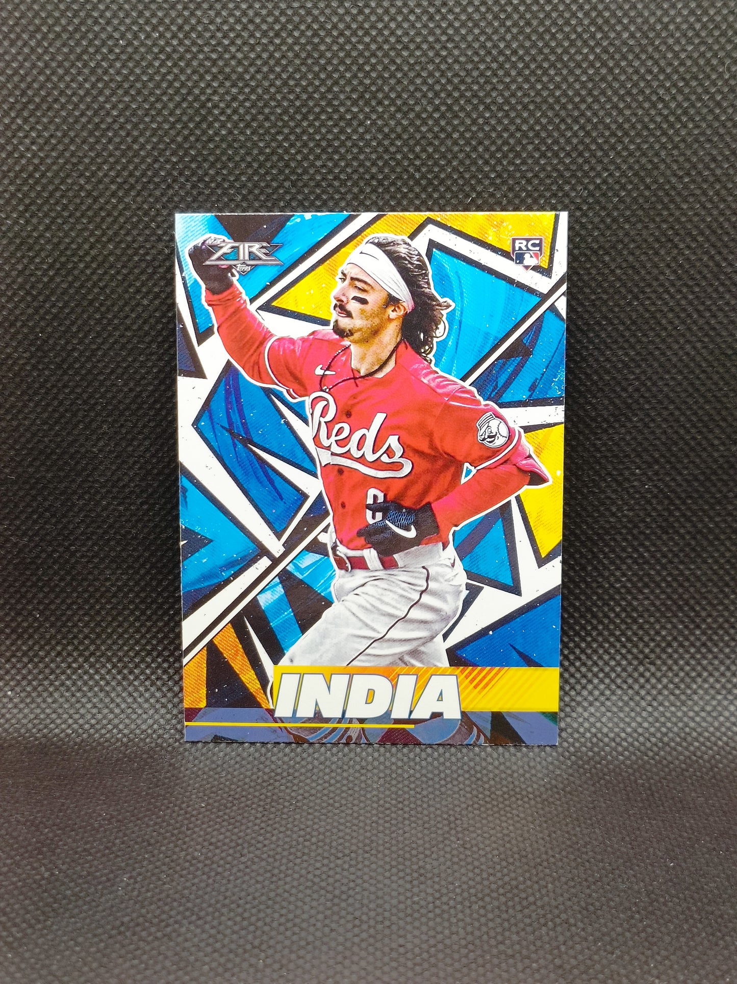 Jonathan India - 2021 Topps Fire Rookie - Cincinnati Reds