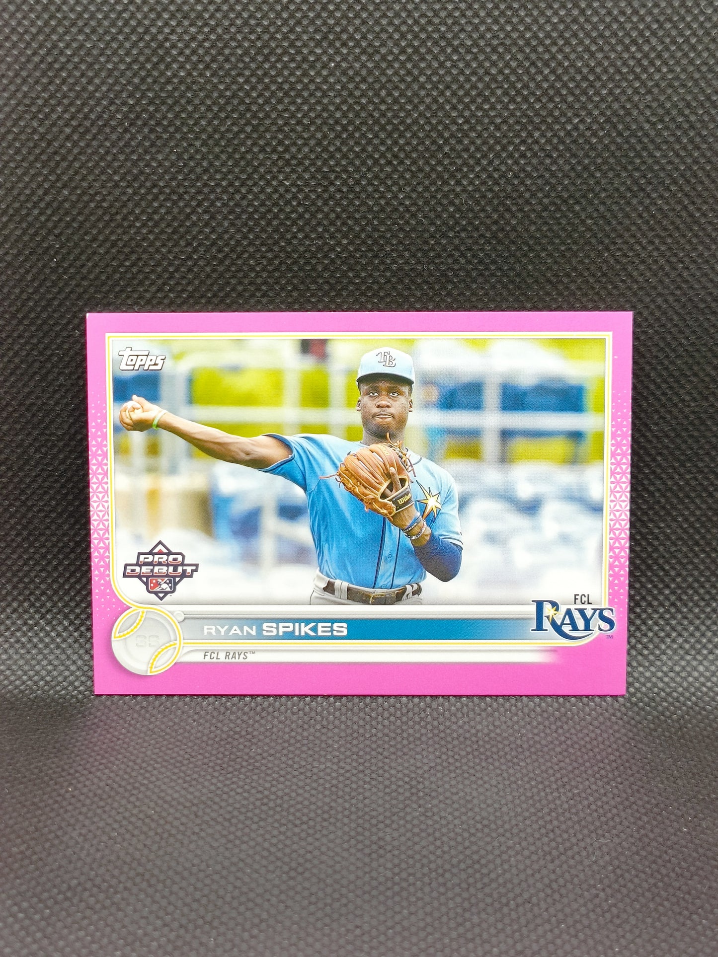 Ryan Spikes - 2022 Topps Pro Debut Pink /199 - Tampa Bay Rays