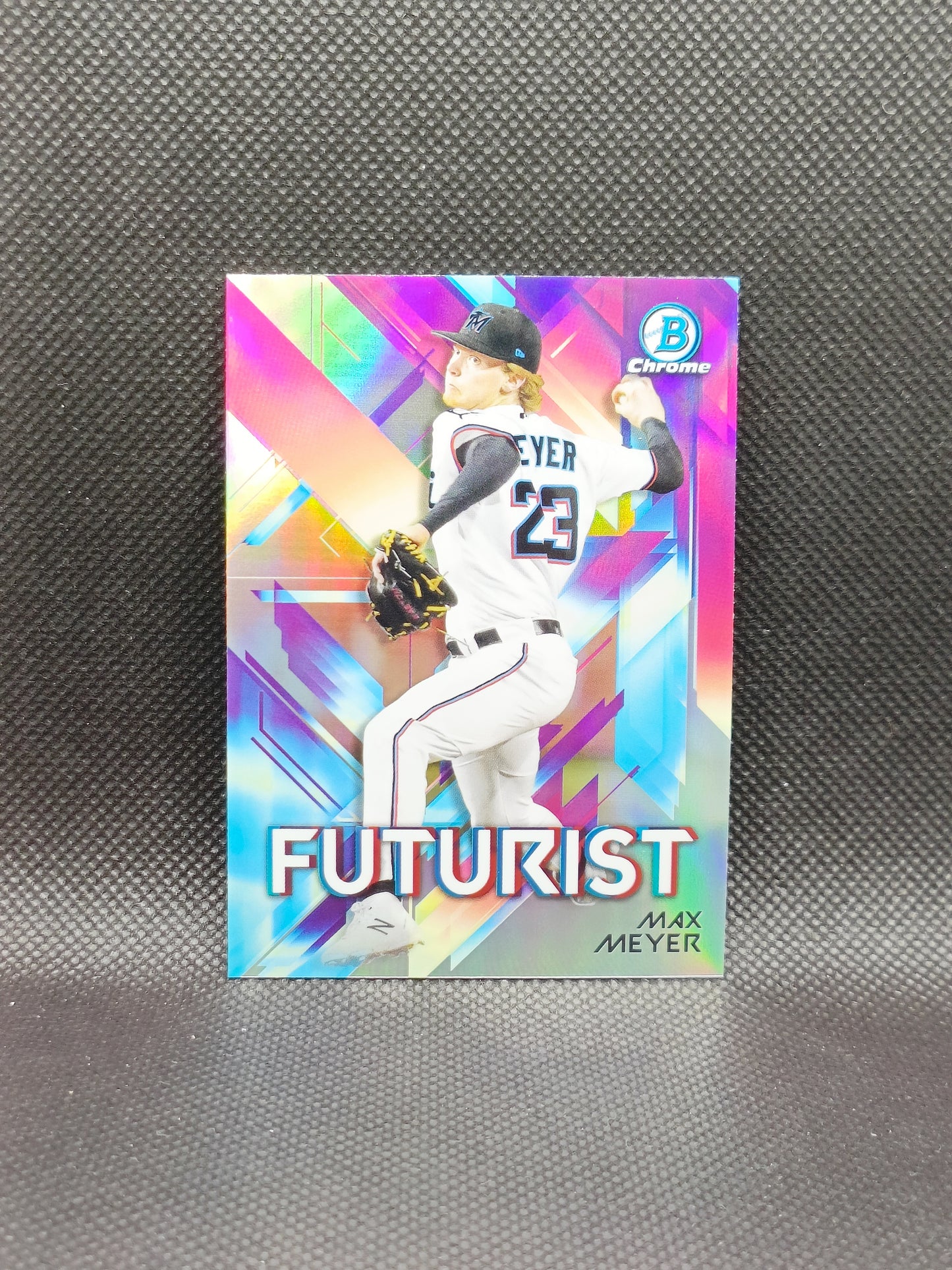 Max Meyer - 2021 Bowman Chrome Futurist Insert - Miami Marlins