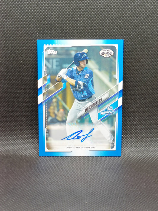 Andre Lipcius - 2021 Topps Pro Debut Auto Blue /150 - LA Dodgers