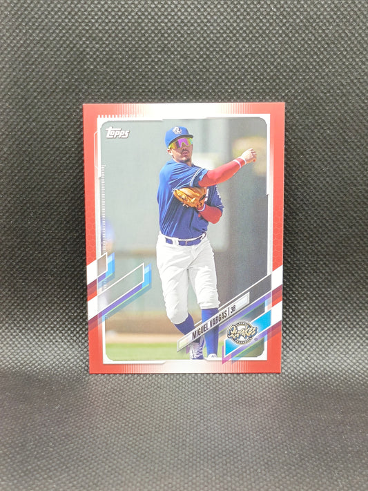 Miguel Vargas - 2021 Topps Pro Debut Red /10 - LA Dodgers