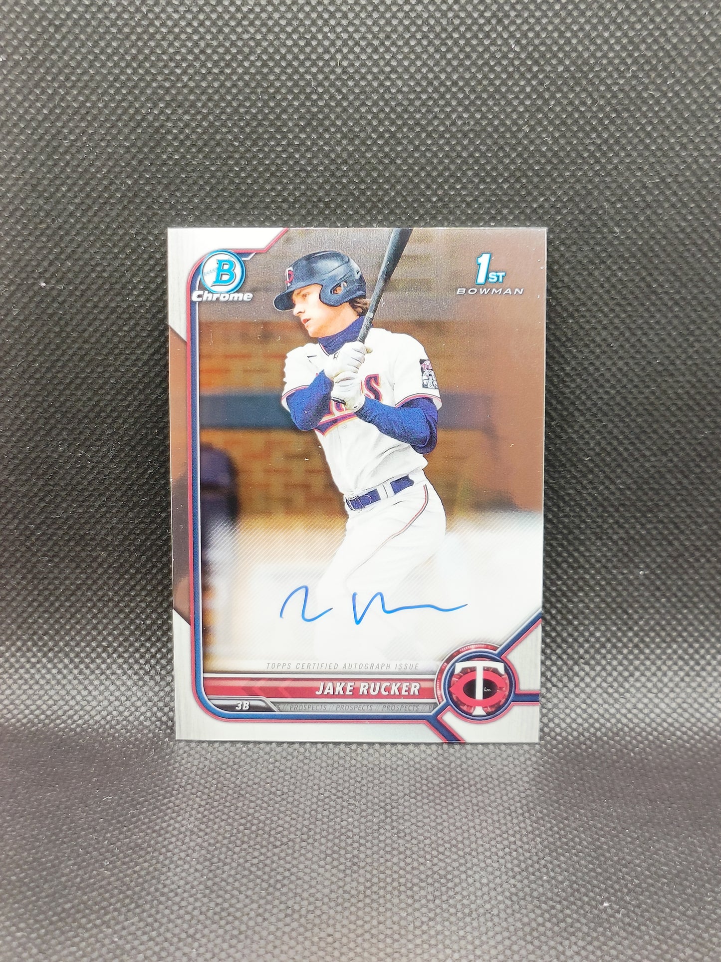 Jake Rucker - 2022 Bowman Chrome 1st Bowman Auto - Minnesota Twins