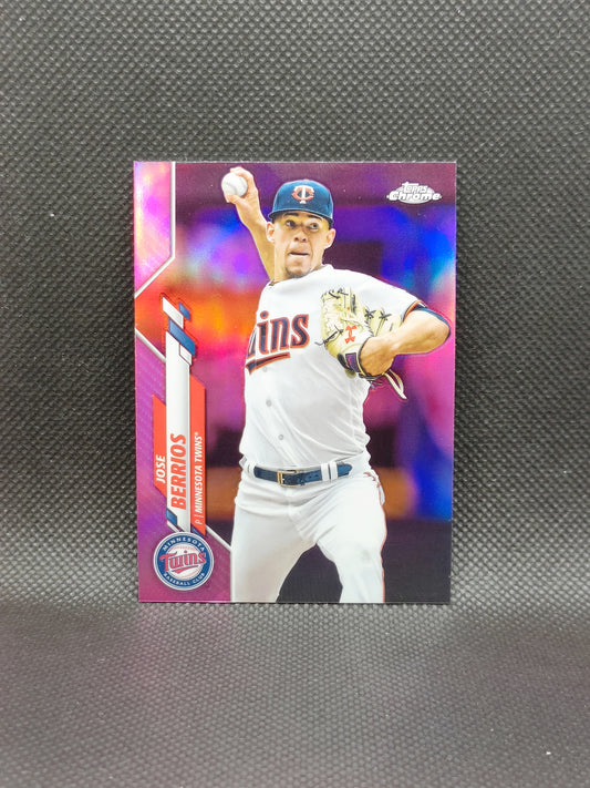 Jose Berrios - 2020 Topps Chrome Pink Refractor - Minnesota Twins