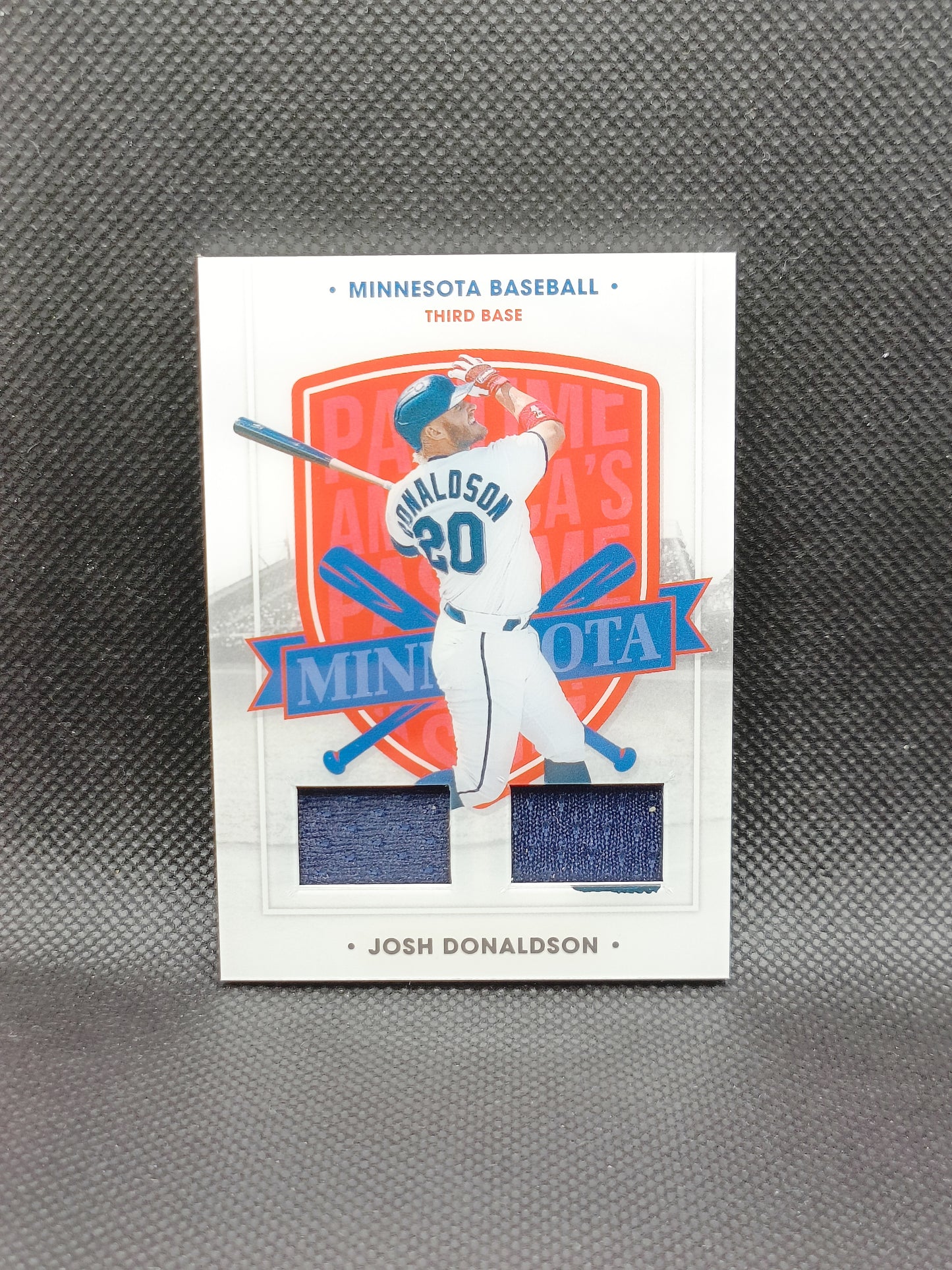 Josh Donaldson - 2021 Panini Chronicles America's Pastime Dual Relic - Minnesota Twins