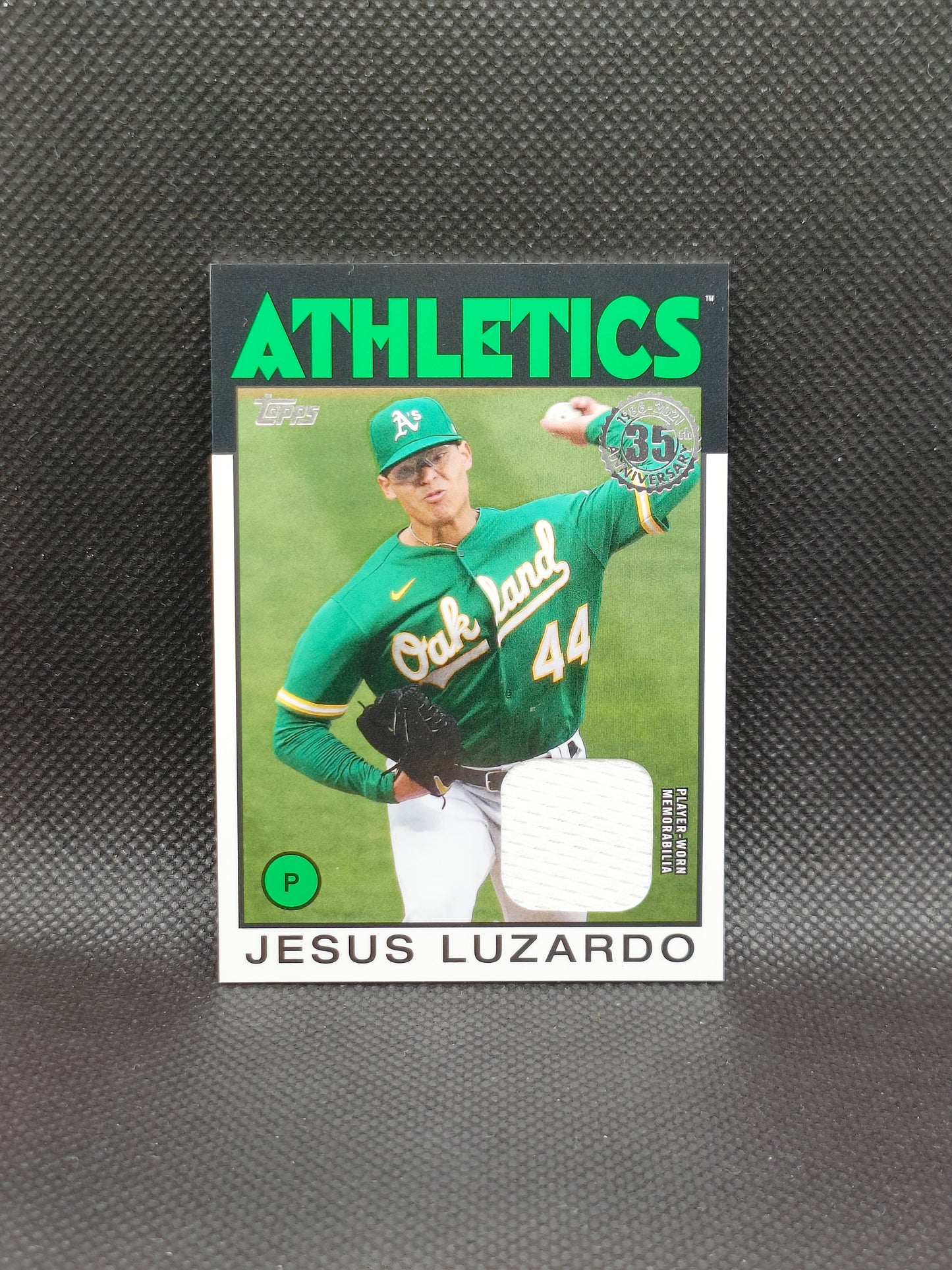 Jesus Luzardo - 2021 Topps Series One 1986 Relic - Oakland Athletics