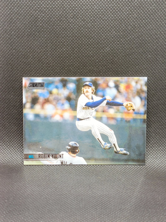 Robin Yount - 2021 Topps Stadium Club Black Foil - Milwaukee Brewers